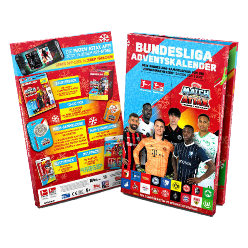 Adventní kalendář Topps Match Attax Bundesliga 2021/2022