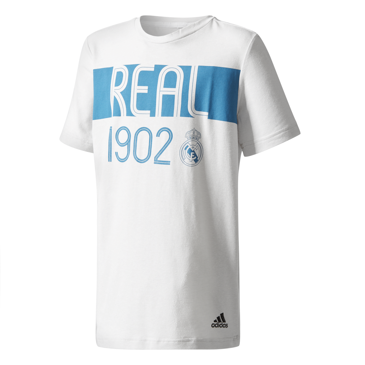 Adidas Real Madrid bílá/světle modrá UK Junior XL Dětské