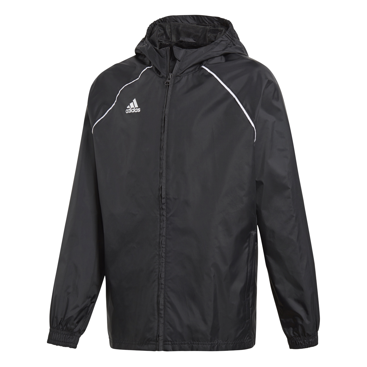 Adidas Core 18 Rain Jacket černá UK Junior XL Dětské