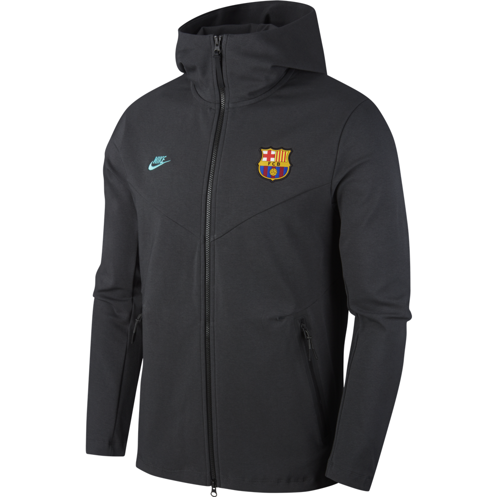 Nike FC Barcelona Tech Pack šedá/světle modrá UK S Pánské