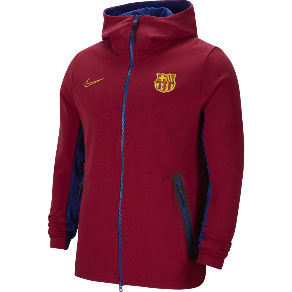 Nike FC Barcelona Tech Pack rudá/tmavě modrá UK L Pánské