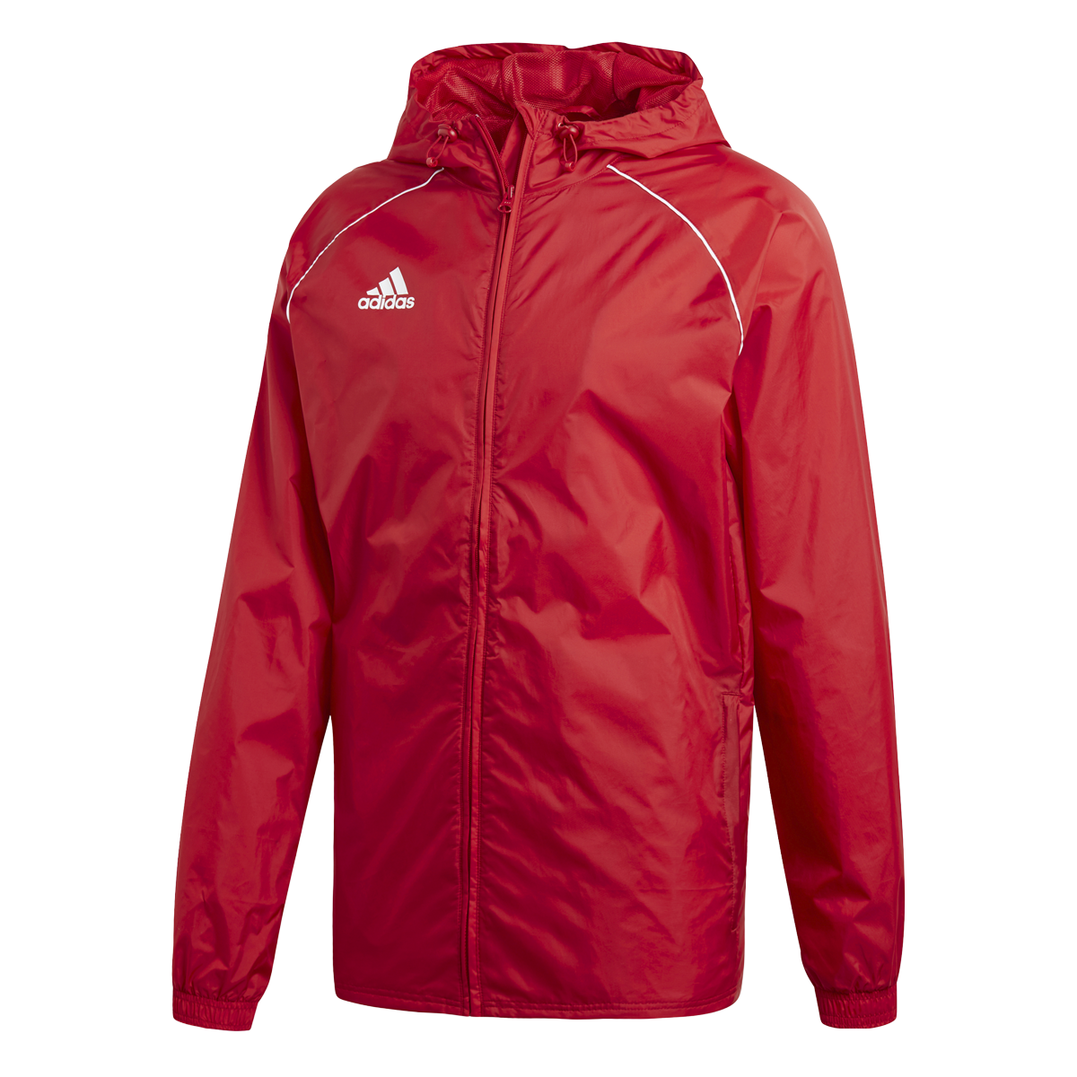 Adidas Core 18 Rain Jacket červená UK M Pánské