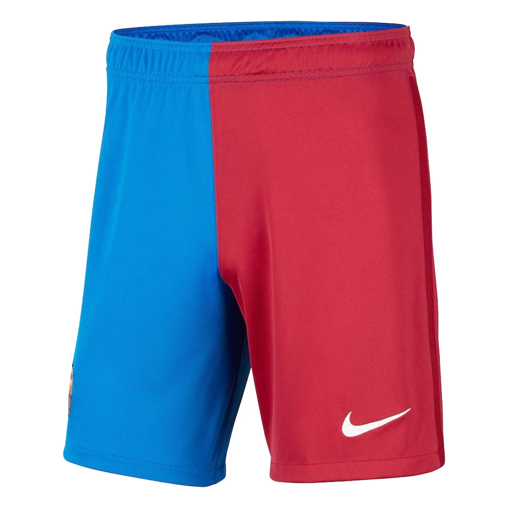 Nike FC Barcelona domácí 2021/2022 modrá/červená UK Junior M Dětské