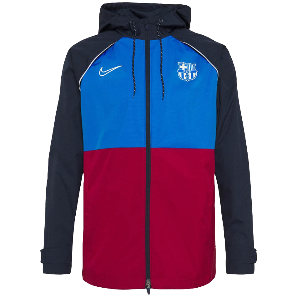 Nike FC Barcelona AWF modrá/vínová UK S Pánské