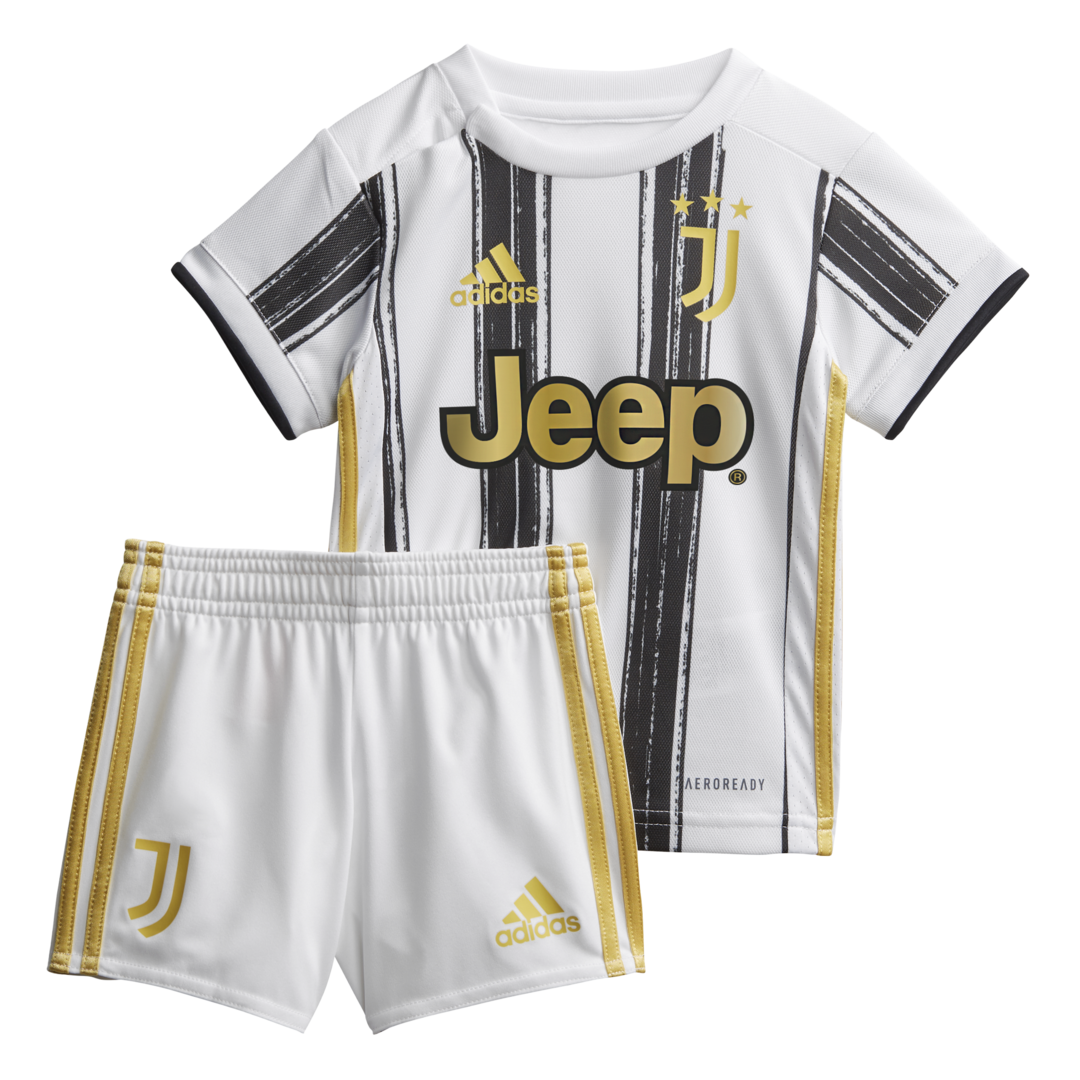 Adidas Juventus FC domácí 2020/2021 bílá/černá/zlatá UK 86 Dětské