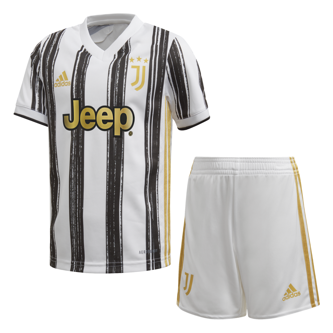 Adidas Juventus FC domácí 2020/2021 bílá/černá/zlatá UK 110 Dětské