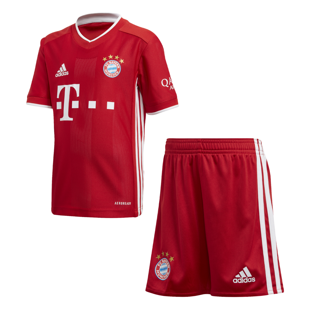 Adidas FC Bayern Mnichov domácí 2020/2021 červená/bílá UK 98 Dětské