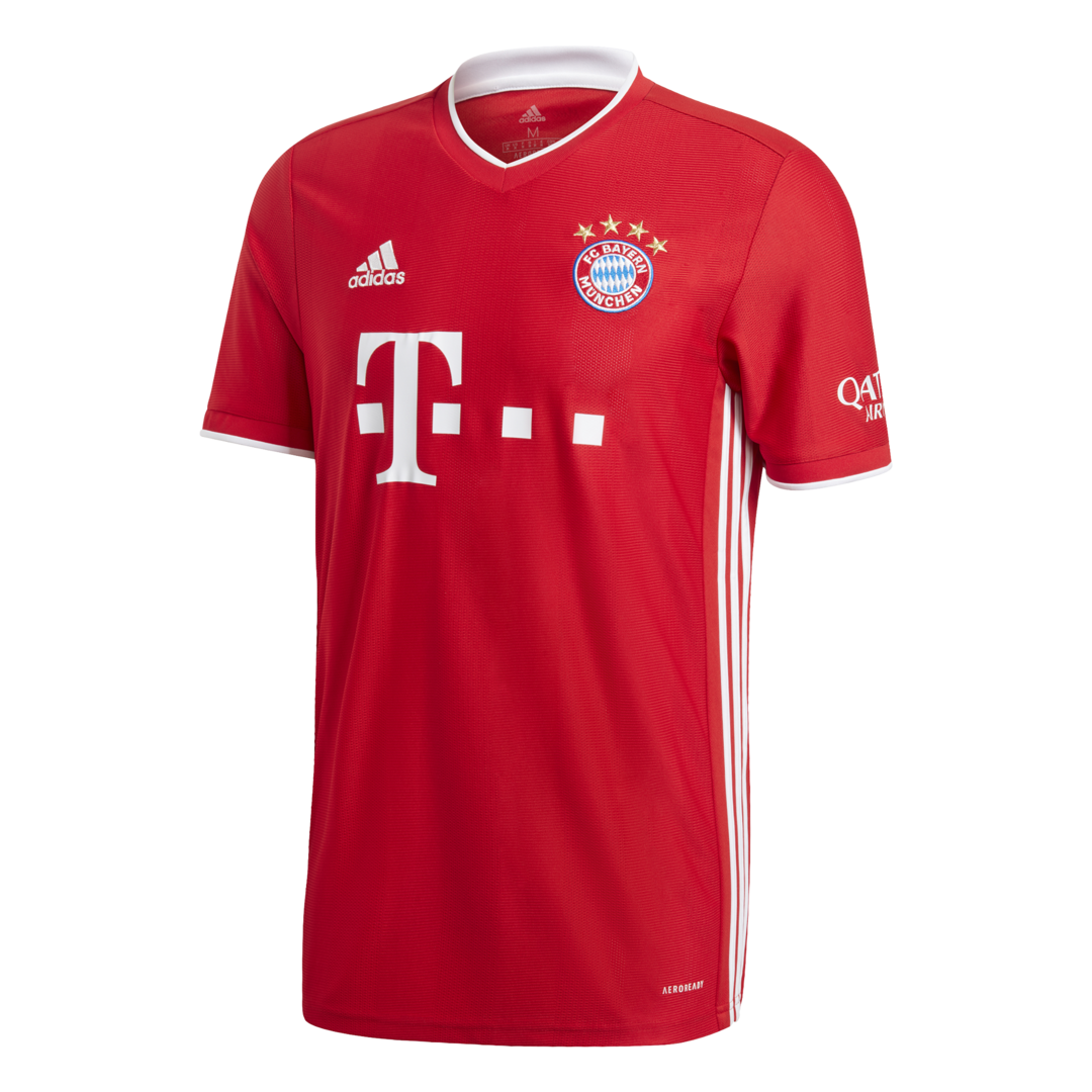 Adidas FC Bayern Mnichov domácí 2020/2021 červená/bílá UK S Pánské