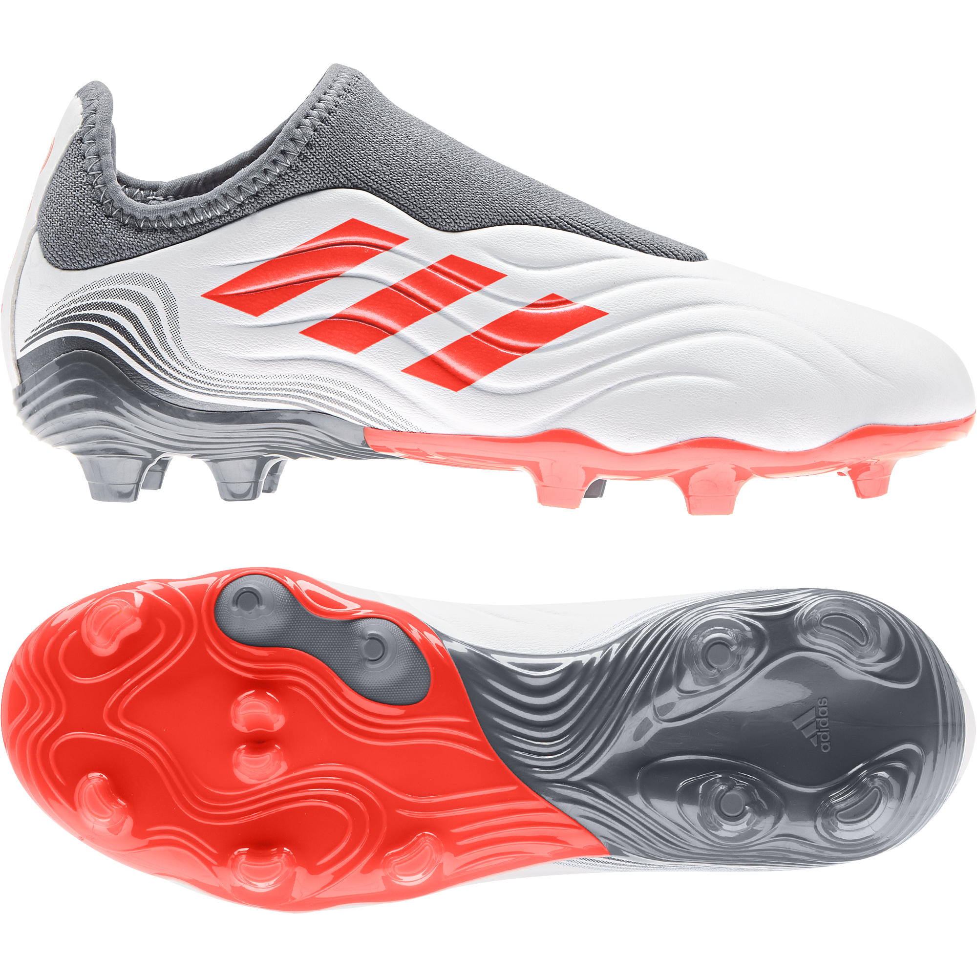 Adidas Copa Sense.3 LL FG bílá/šedá/červená EUR 33 Dětské