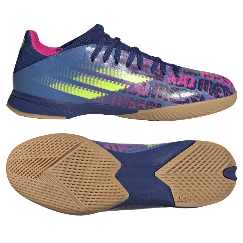 Adidas X Speedflow Messi.3 IN fialová/růžová EUR 32 Dětské