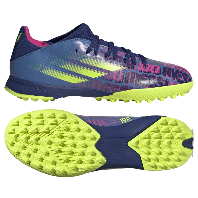 Adidas X Speedflow Messi.3 TF fialová/růžová EUR 35 1/2 Dětské