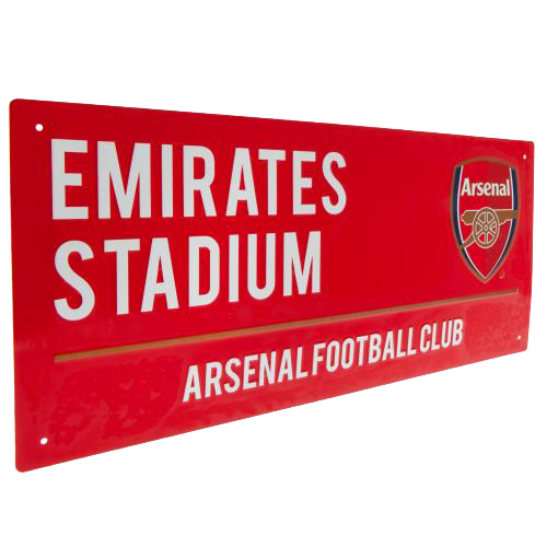 Cedule Arsenal FC Emirates Stadium červená