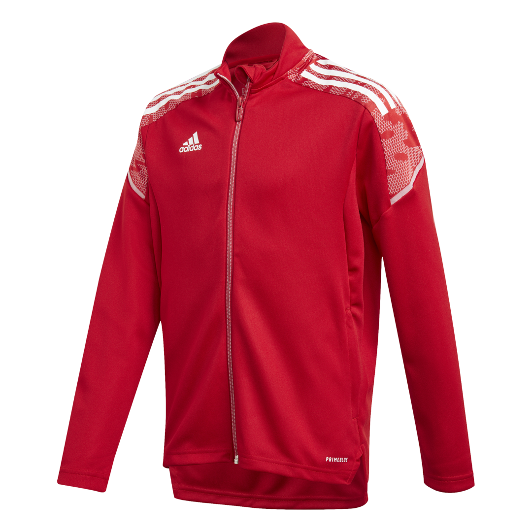 Adidas Condivo 21 Track Jacket červená/bílá UK Junior M Dětské