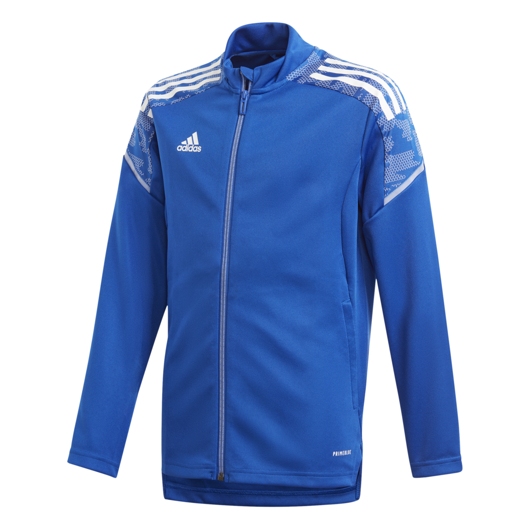 Adidas Condivo 21 Track Jacket modrá/bílá UK Junior M Dětské