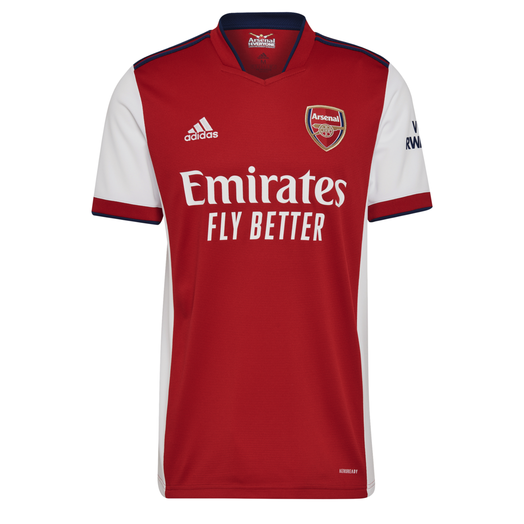Adidas Arsenal FC domácí 2021/2022 červená/bílá UK S Pánské