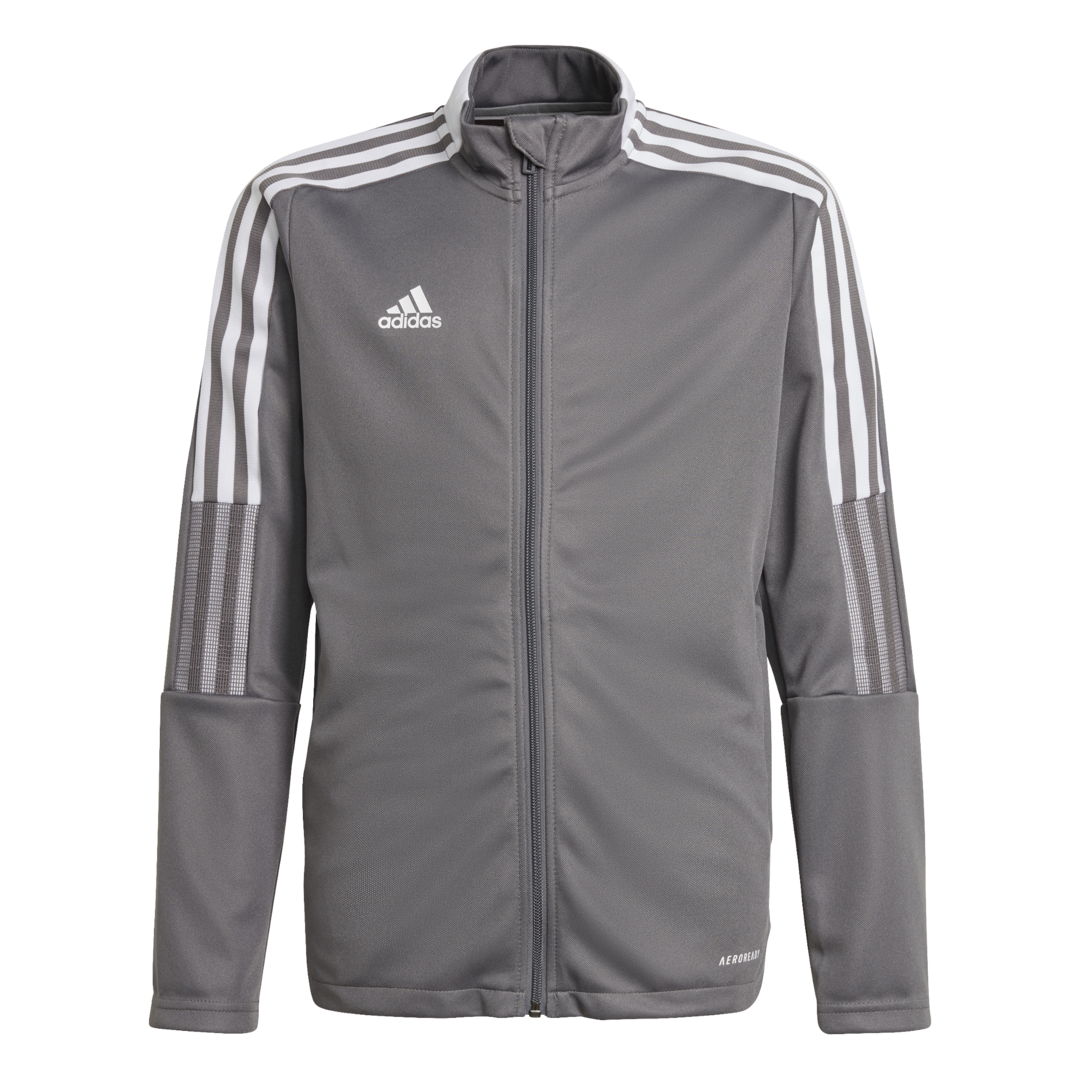 Adidas Tiro 21 Track Jacket šedá/bílá UK Junior M Dětské