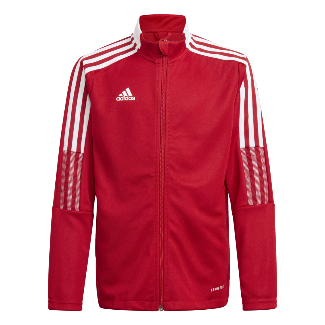 Adidas Tiro 21 Track Jacket červená/bílá UK Junior XXS Dětské