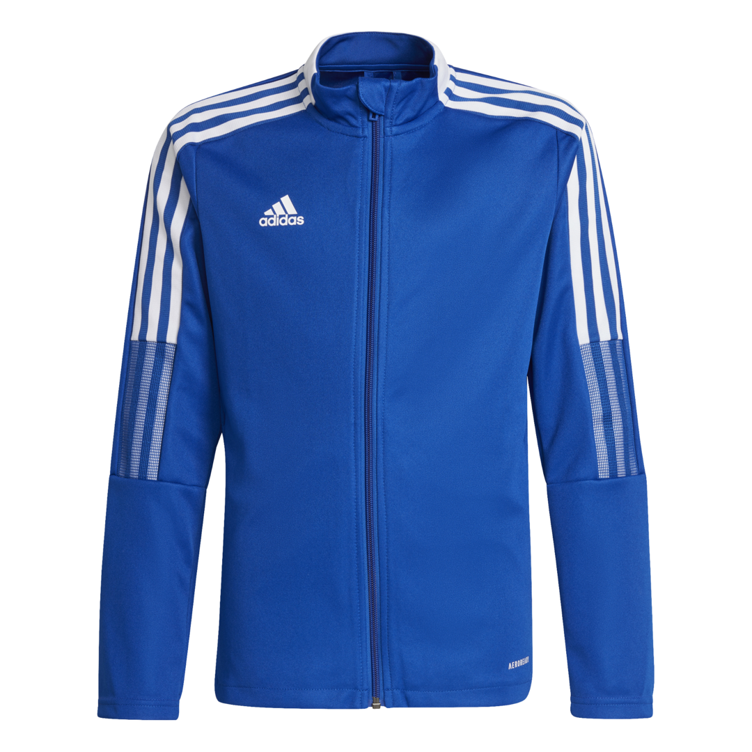 Adidas Tiro 21 Track Jacket modrá/bílá UK Junior L Dětské