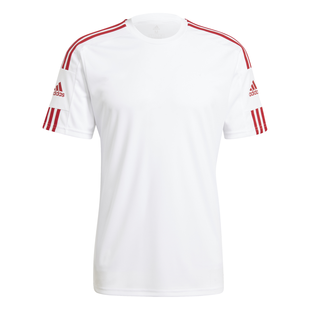 Adidas Squadra 21 krátký rukáv bílá/červená UK M Pánské