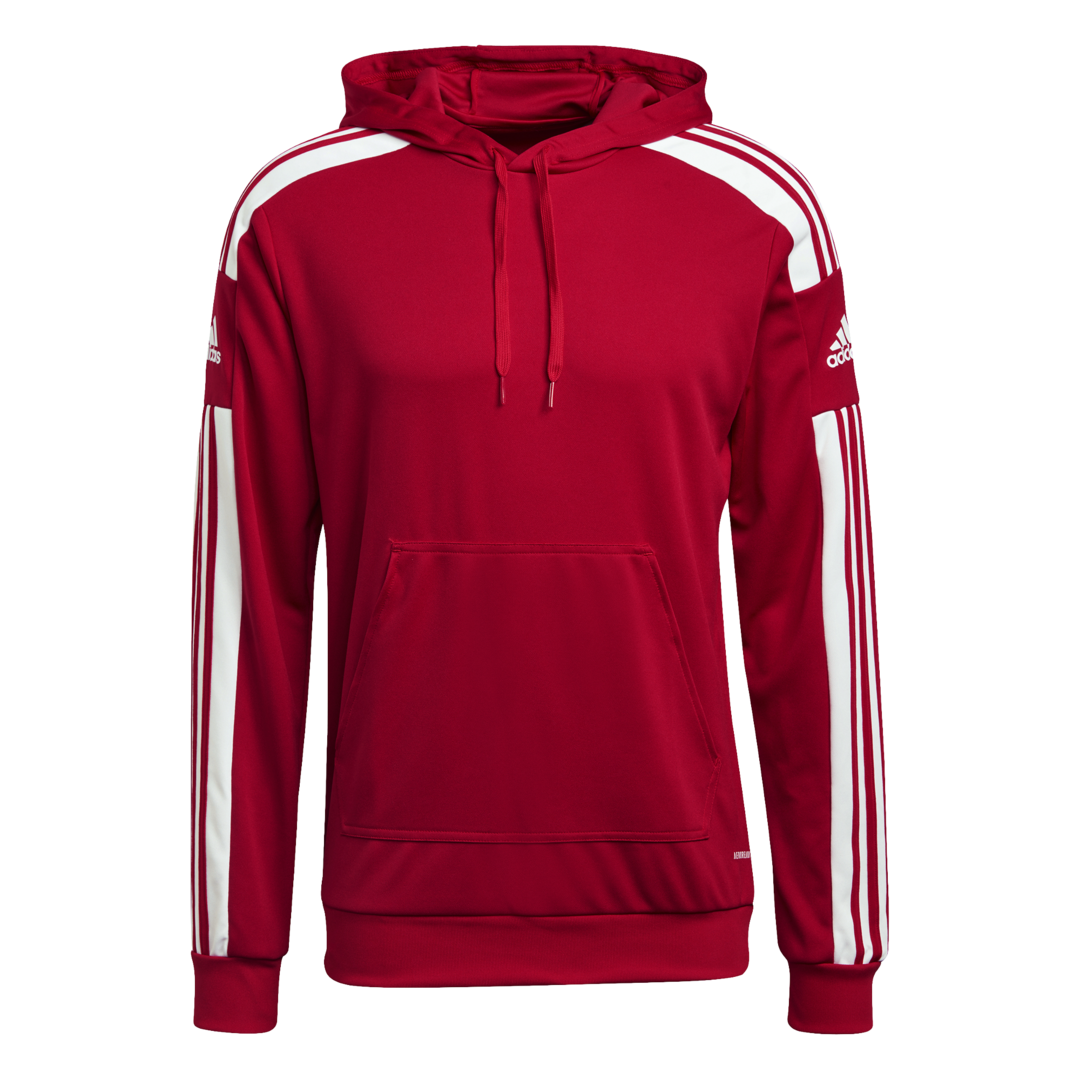 Adidas Squadra 21 Hoodie červená/bílá UK L Pánské