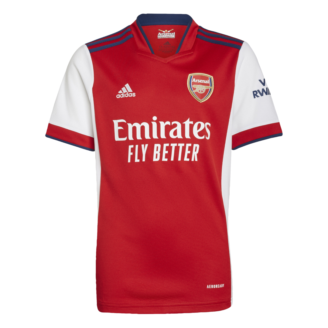Adidas Arsenal FC domácí 2021/2022 červená/bílá UK Junior XL Dětské