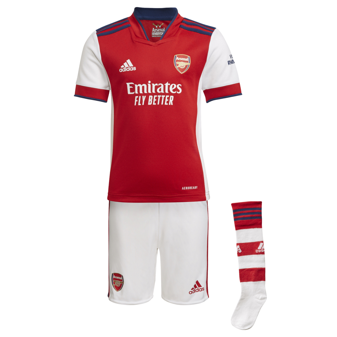 Adidas Arsenal FC domácí 2021/2022 červená/bílá UK 110 Dětské