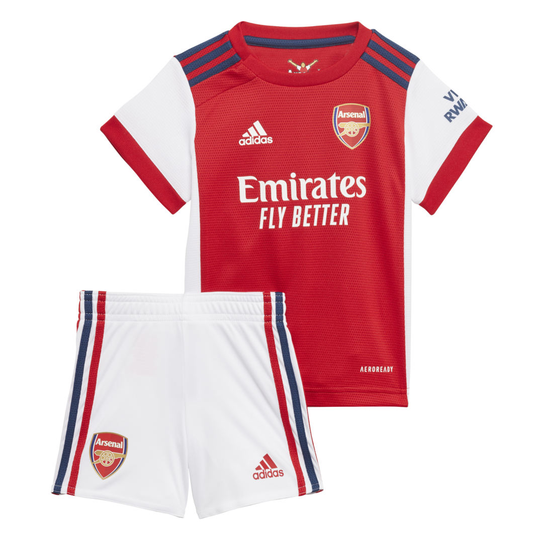 Adidas Arsenal FC domácí 2021/2022 červená/bílá/tmavě modrá UK 86 Dětské