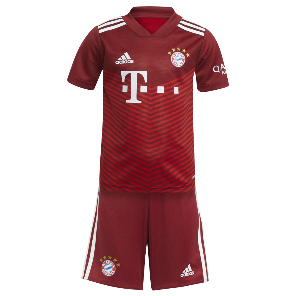 Adidas FC Bayern Mnichov domácí 2021/2022 červená/bílá UK 110 Dětské
