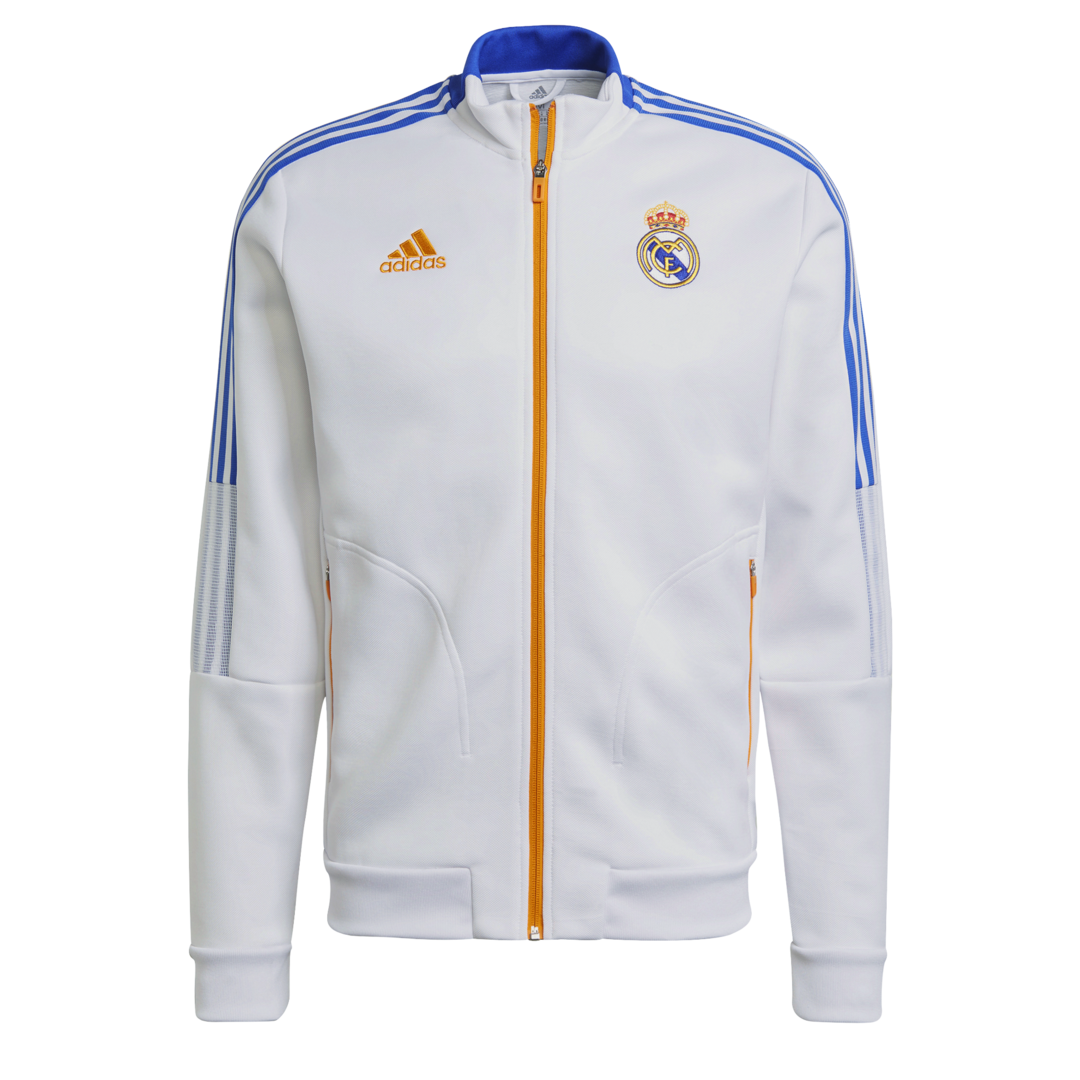 Adidas Real Madrid Tiro Anthem bílá/modrá/oranžová UK L Pánské