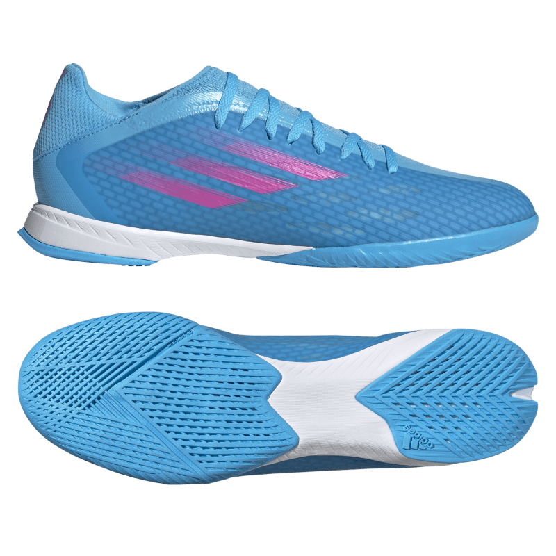 Adidas X Speedflow.3 IN světle modrá/růžová EUR 44 Pánské