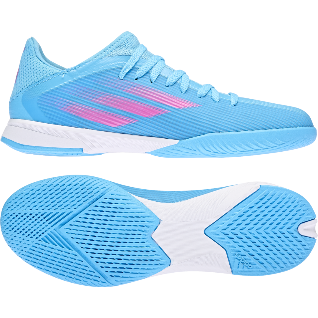Adidas X Speedflow.3 IN světle modrá/bílá EUR 37 1/3 Dětské