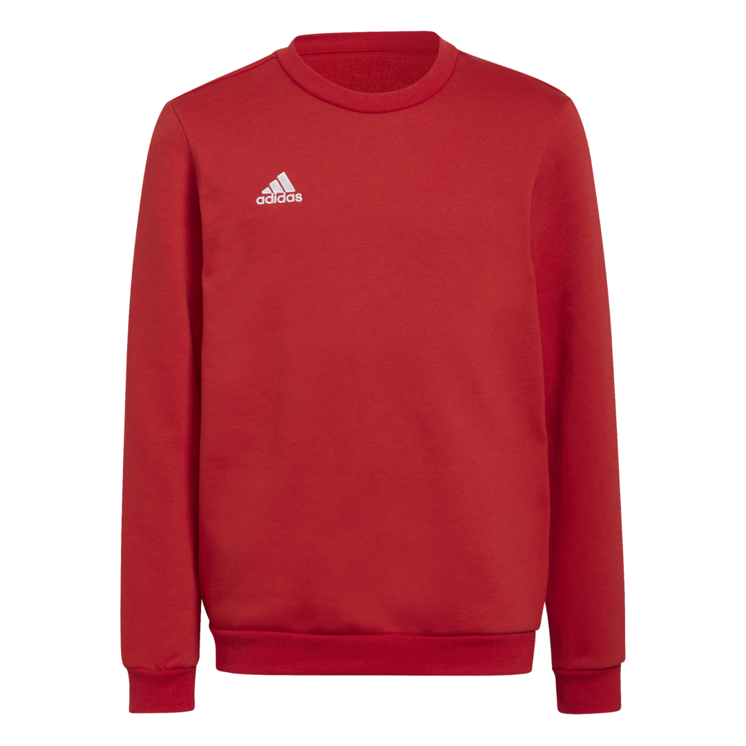 Adidas Entrada 22 Sweat Top červená UK Junior L Dětské