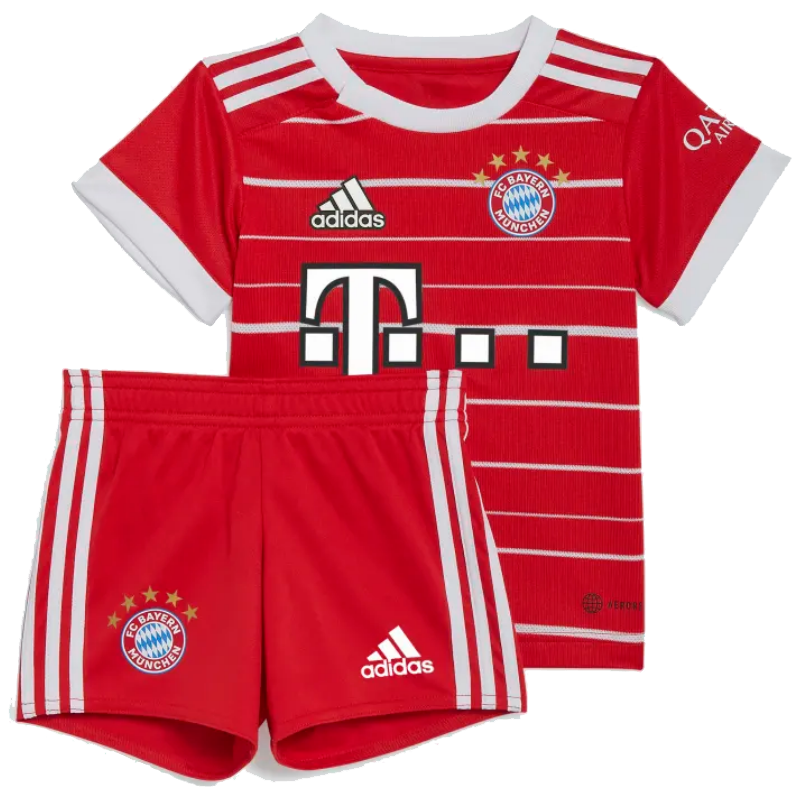 Adidas FC Bayern Mnichov domácí 2022/2023 červená/bílá UK 86 Dětské