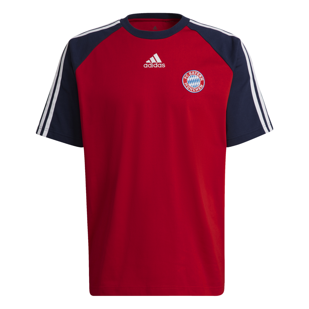 Adidas FC Bayern Mnichov Teamgeist Crew červená/tmavě modrá UK S Pánské