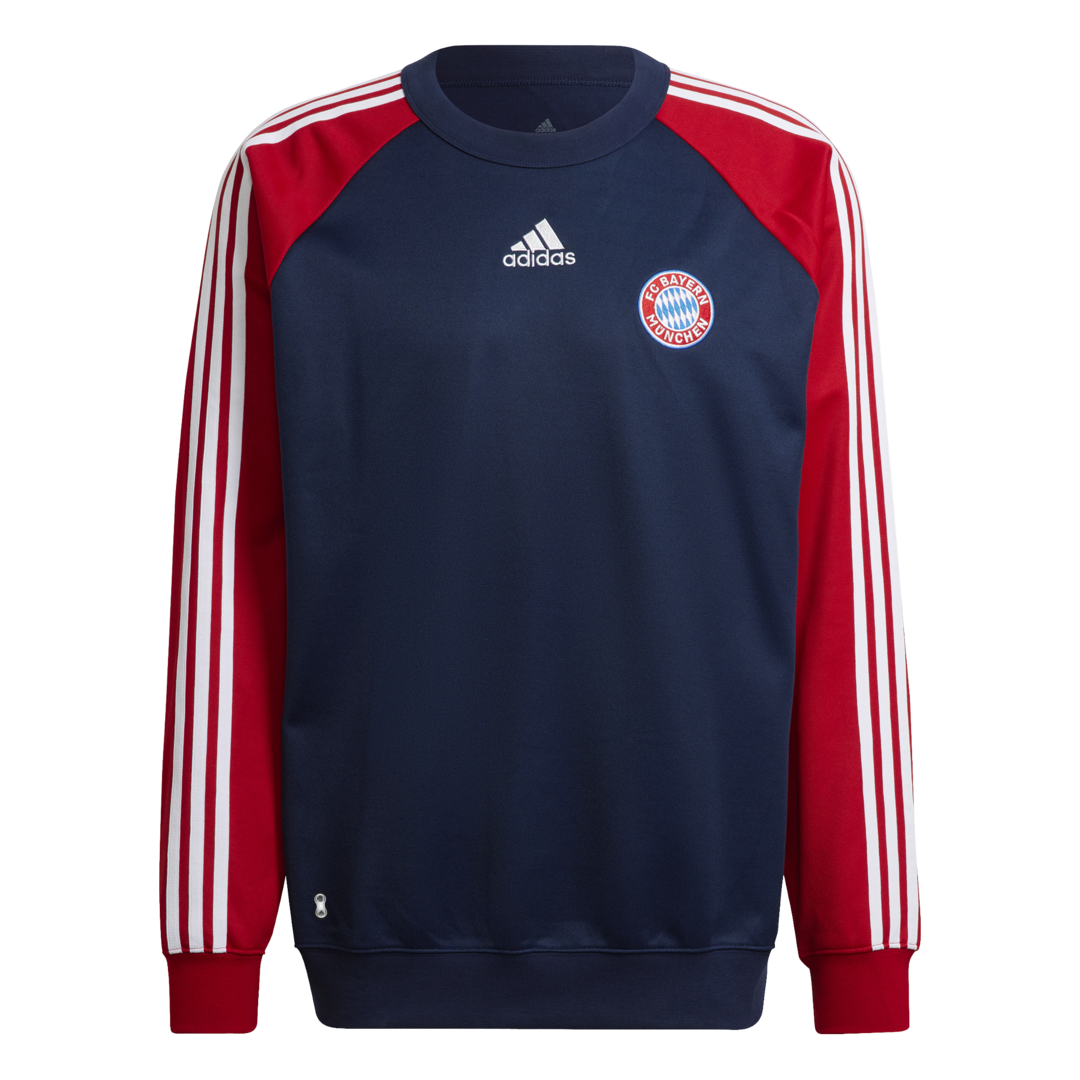 Adidas FC Bayern Mnichov Teamgeist Crew tmavě modrá/červená UK L Pánské