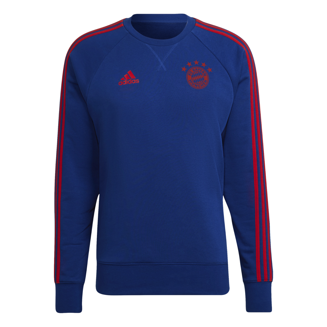 Adidas FC Bayern Mnichov Sweat Top tmavě modrá/červená UK S Pánské