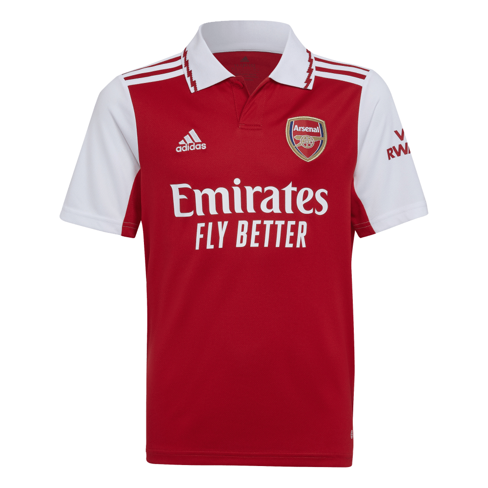 Adidas Arsenal FC domácí 2022/2023 červená/bílá UK Junior XL Dětské