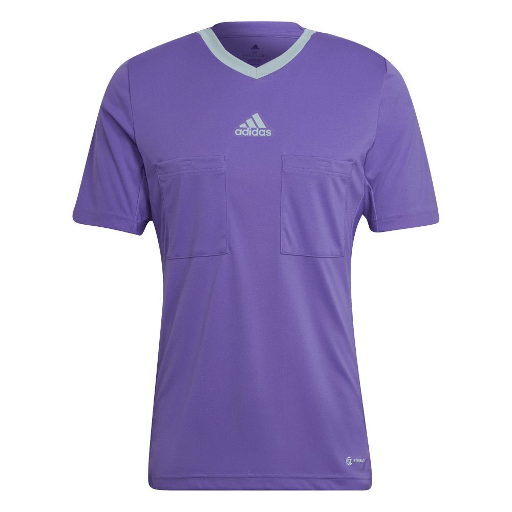 Adidas Referee 22 krátký rukáv fialová UK XXL Pánské