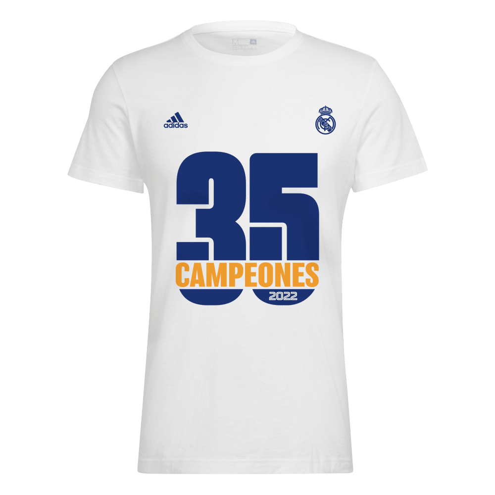 Adidas Real Madrid Campeones 2022 bílá UK XL Pánské