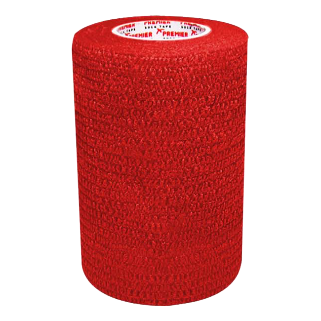 Premier Sock Tape 7,5cm x 4,5m červená Uk 7,5cm x 4,5m