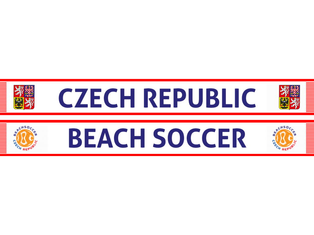 Šála Beach Soccer Czech Republic - sublimační tisk